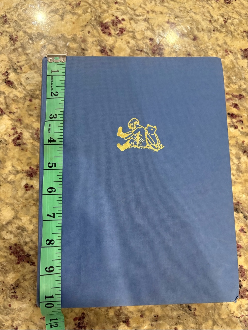 Disney Blue Hardcover with Gold Winnie the Pooh Motif - Picture 9 of 11